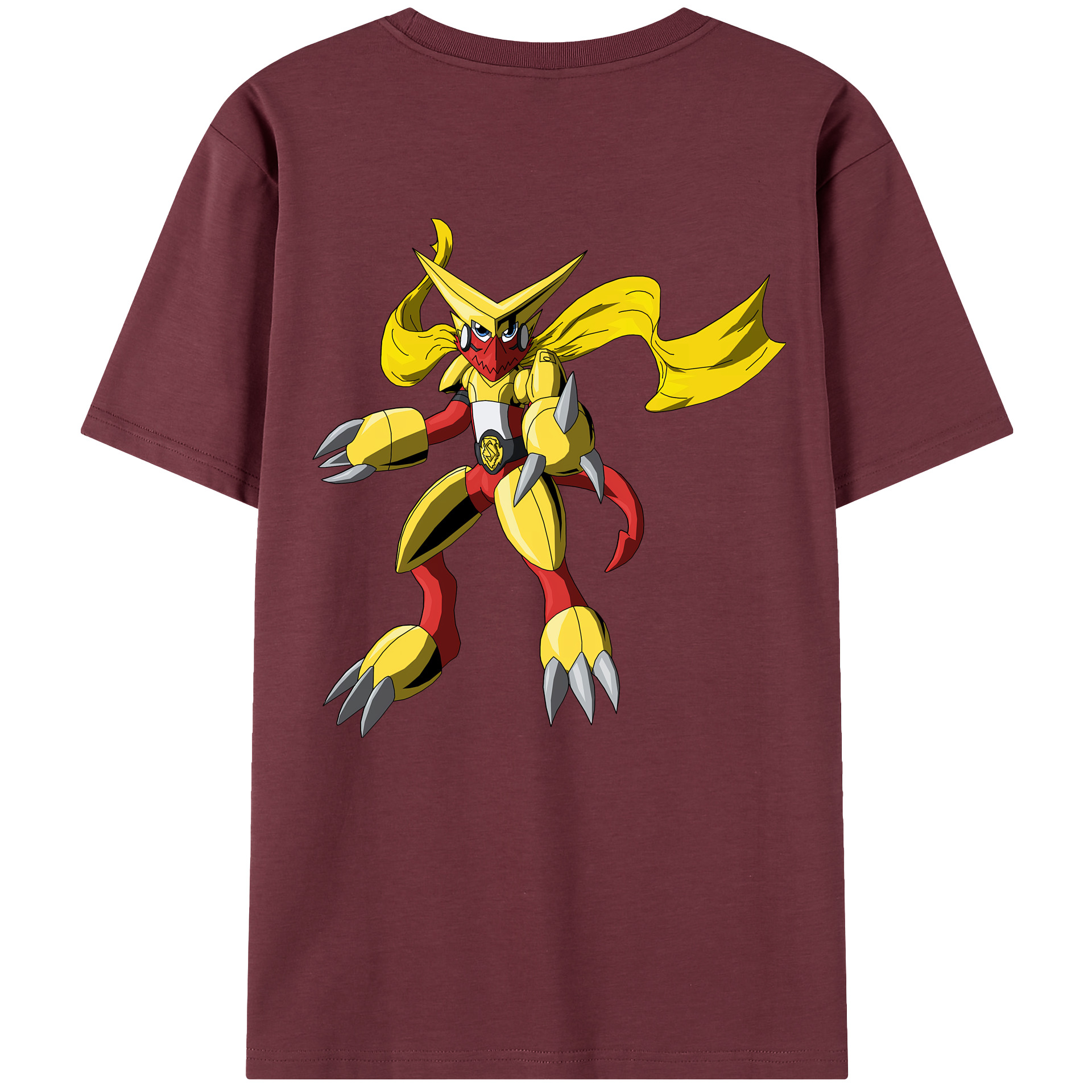 （画像用） Digimon デジタルモンスター/デジモン 綿100％半袖Tシャツ（背面プリント）